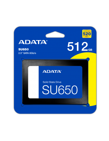 ADATA SSD SU650 512GB 3D NAND